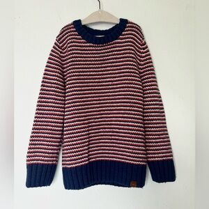 L.O.G.G by H&M striped crew neck sweater boys sz 4-6years